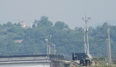North Korean crosses the heavily fortified border to South Korea
