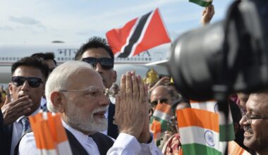 Indian leader Modi promises trade and investment on Trinidad visit