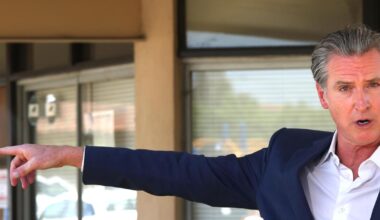Column: Newsom responds to Trump's gutter politics
