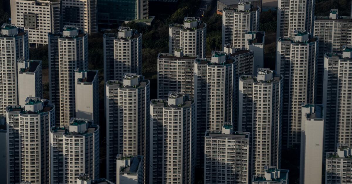 Americans may aspire to single-family homes, but in South Korea, apartments are king