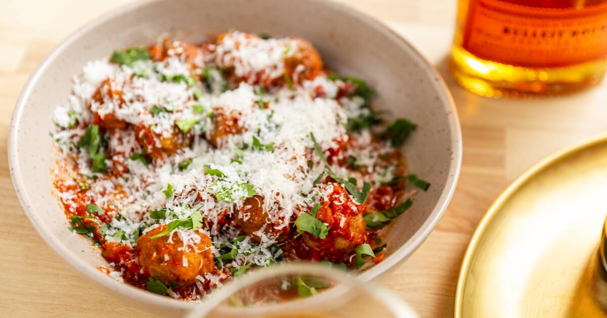Turkey Meatballs with Porcini, Raisins, and Pine Nuts from Homemade Live