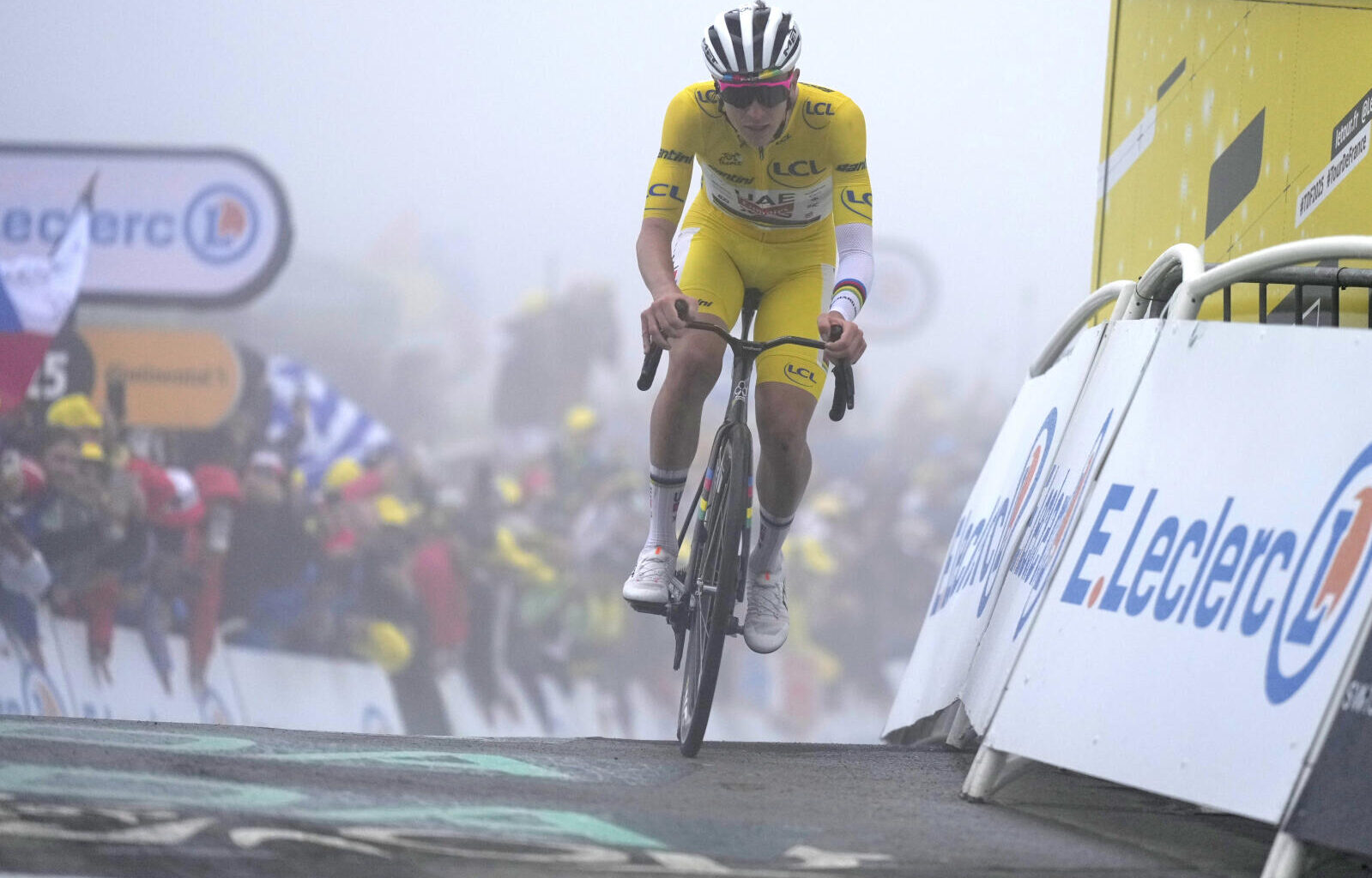 Tadej Pogacar cements grip on Tour de France lead