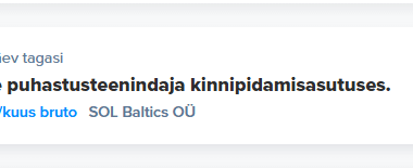 "Otsime töötajat..."