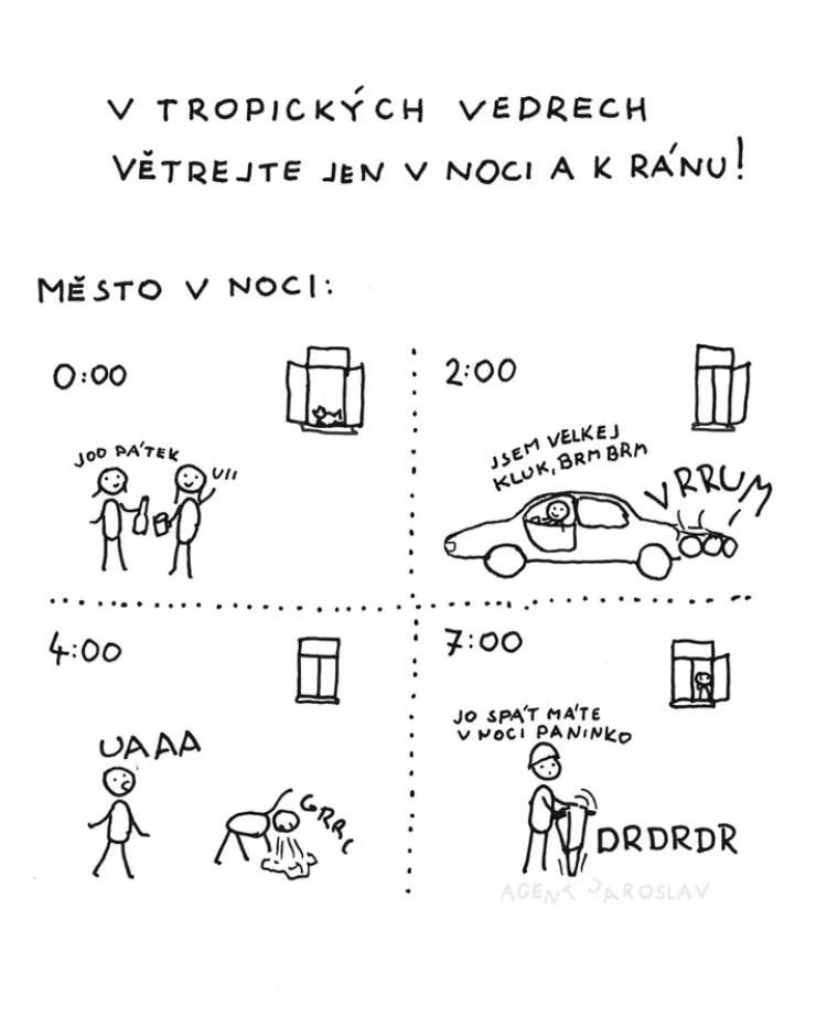 Average den ve městě v těchto dnech
