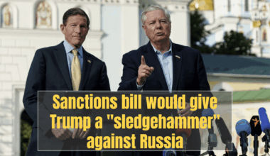 Sen. Lindsey Graham said Sunday a "turning point" in Russia’s invasion of Ukraine is near, as Congress pushes bipartisan sanctions against the Kremlin. He called the bill a "sledgehammer" for President Trump to target Putin’s economy and countries backing the war, since Putin isn’t pursuing peace.