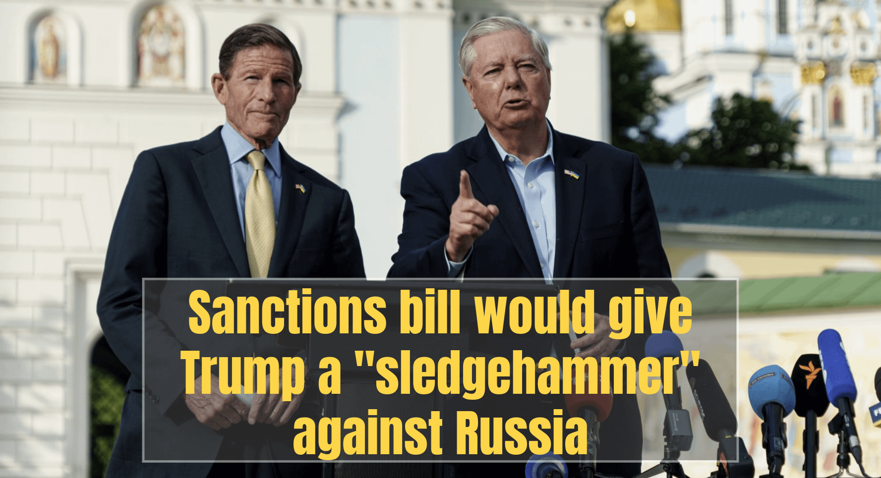 Sen. Lindsey Graham said Sunday a "turning point" in Russia’s invasion of Ukraine is near, as Congress pushes bipartisan sanctions against the Kremlin. He called the bill a "sledgehammer" for President Trump to target Putin’s economy and countries backing the war, since Putin isn’t pursuing peace.