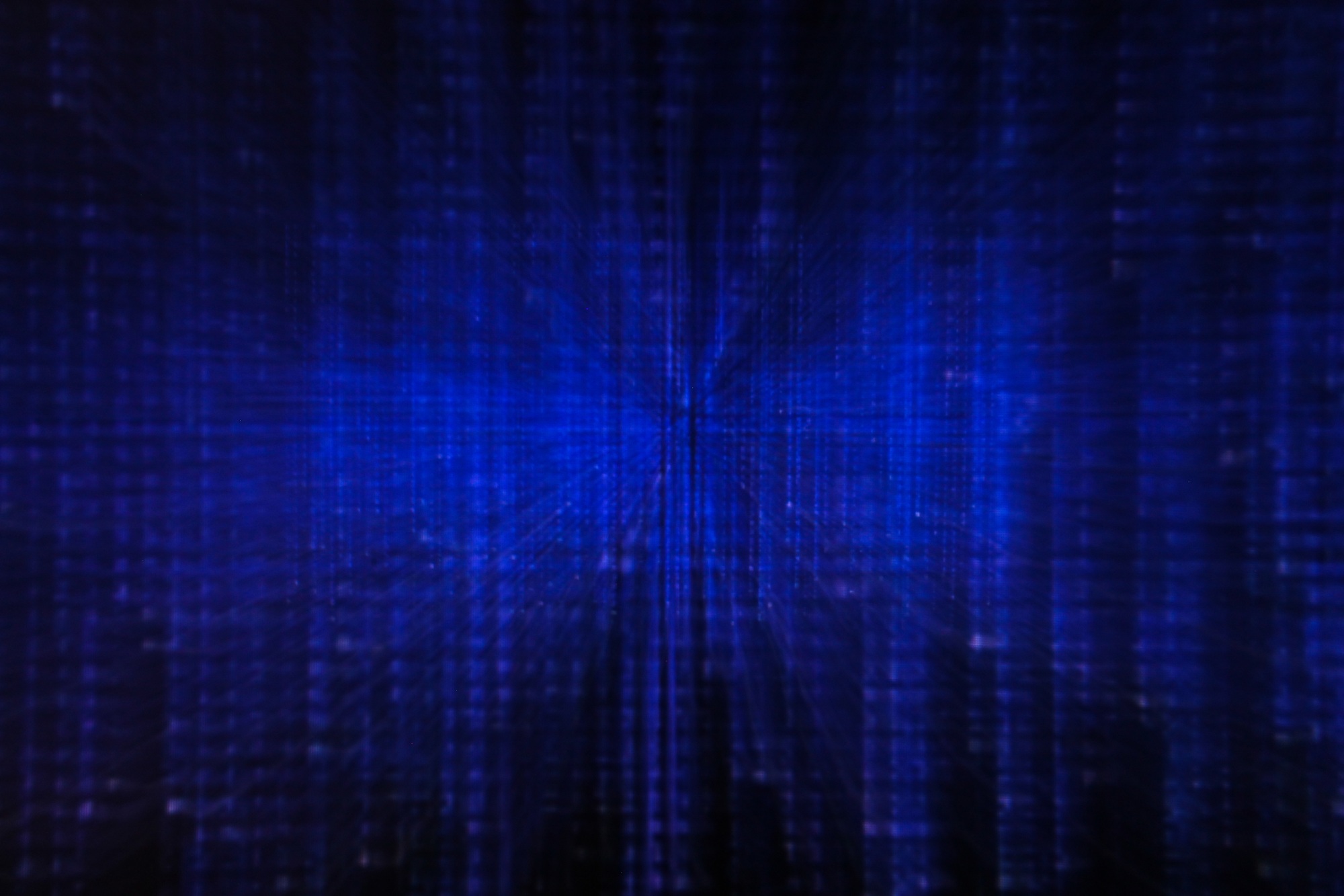 Visualizing data - blue matrix with data, electronic, digital, abstract, dark blue, data science