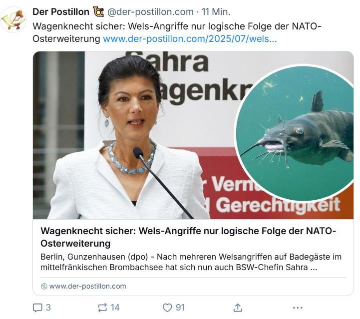 Sarah says: Es ist IMMER die NATO