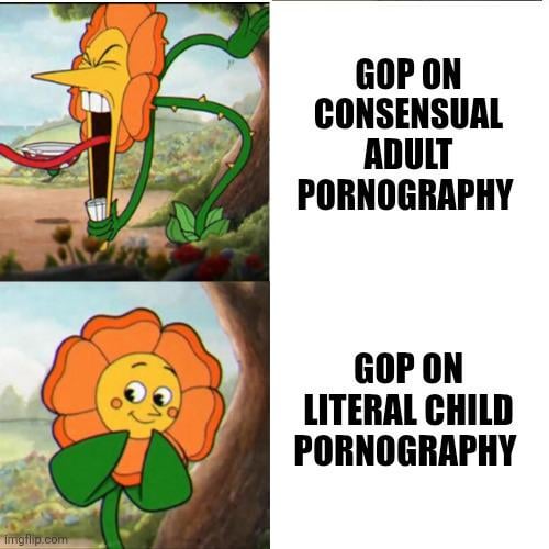 Hard to hold the moral high ground when they keep getting caught on the playground