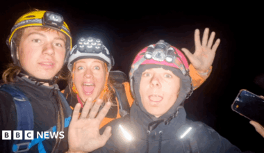 Mine rescuers save teens stranded deep underground