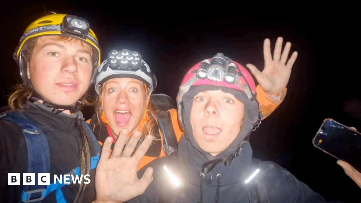 Mine rescuers save teens stranded deep underground