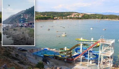Toddler dies after 'slipping' from dad’s arms on water slide in Croatia