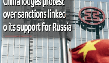 China files formal protest with the EU after two of its banks are targeted in the EU's 18th sanctions package against Russia. Beijing remains a key economic ally of Moscow while distancing itself from direct criticism of the war in Ukraine.