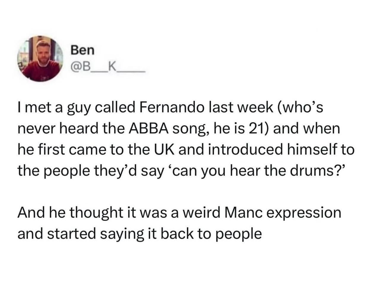 Poor bloke