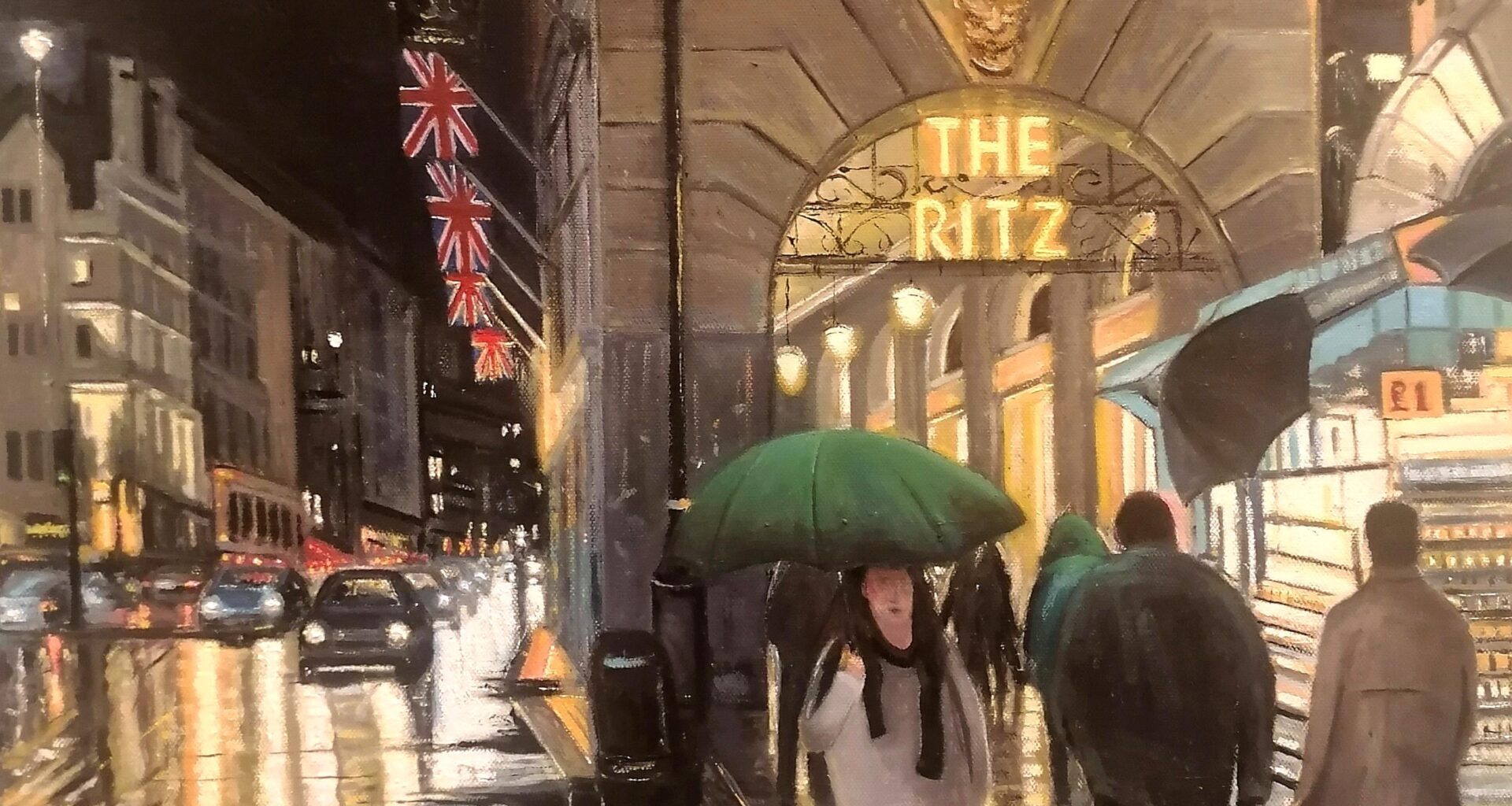 'The Ritz' (My latest London Oil Painting)