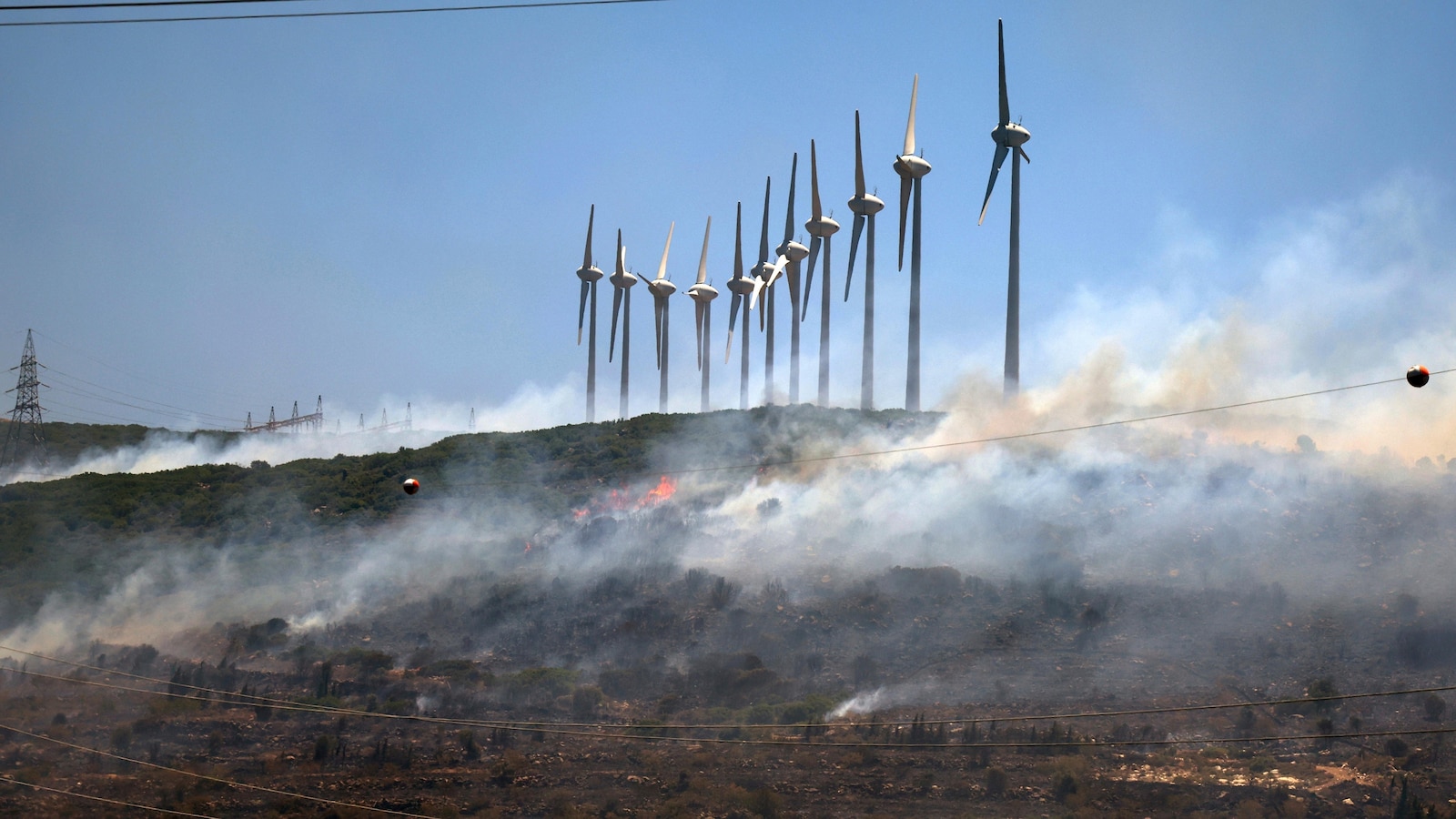 New wildfire in Greece prompts evacuation while Turkey continues to battle deadly blaze