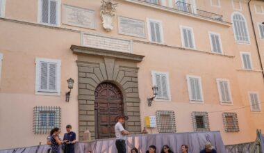 Pope celebrates Mass in parish church with special ties to his Augustinian order
