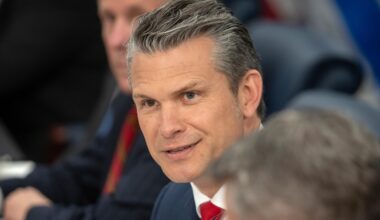 Hegseth tells lawmakers about plan to detain immigrants at bases in Indiana and New Jersey