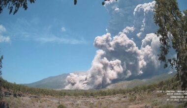 Mount Lewotobi Laki Laki volcano erupts, sending ash cloud 11 miles in the air