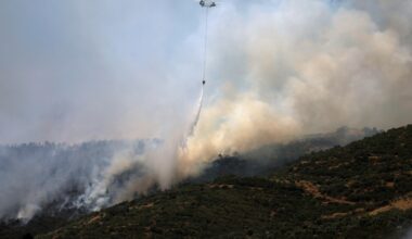 Turkey sends firefighting aircraft to Syria as wildfires rage on both sides of the border