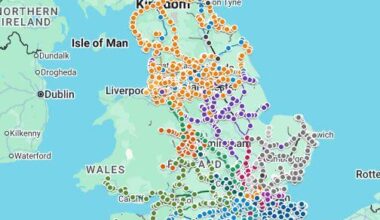 I created an Interactive Map of All* Passenger Rail in England