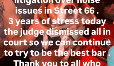 A microcosm of the issues with the Irish planning system - Buys a flat in temple bar, starts making noise complaints.