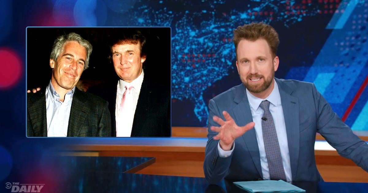 ‘Daily Show’ Hits Donald Trump With Decades of Jeffrey Epstein Receipts