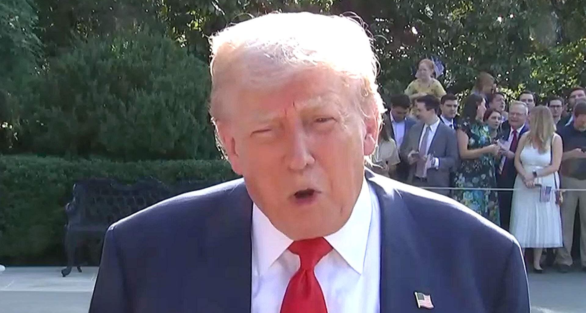 Trump Demands Reporters Stop Talking About Him And Epstein In New White House Scrum — Claims ‘I Have Nothing To Do With The Guy!’