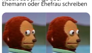 Meistens haben sie eh nur Ehestress
