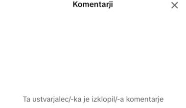 RTV sedaj tudi na TikToku izklaplja komentarje, ampak ocitno samo za dolocene novice 🤔
