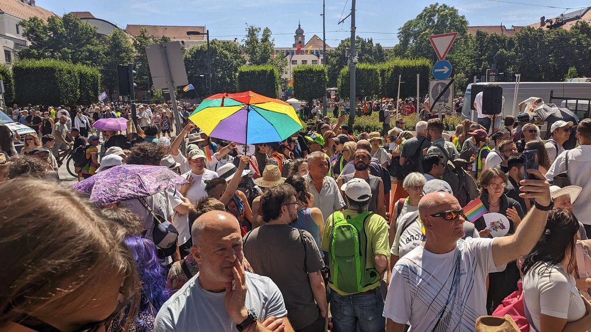 Hundreds of thousands gather to mark 30th anniversary of Budapest Pride despite Orban ban