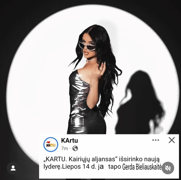 Ką manot apie "Kartu", augančią kraštutinę kairę Lietuvoje. Postas apie jų naują pirmininko pasaysakymą
