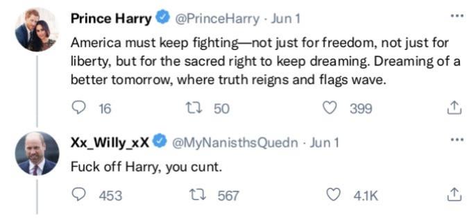 From Harry, to the Americans