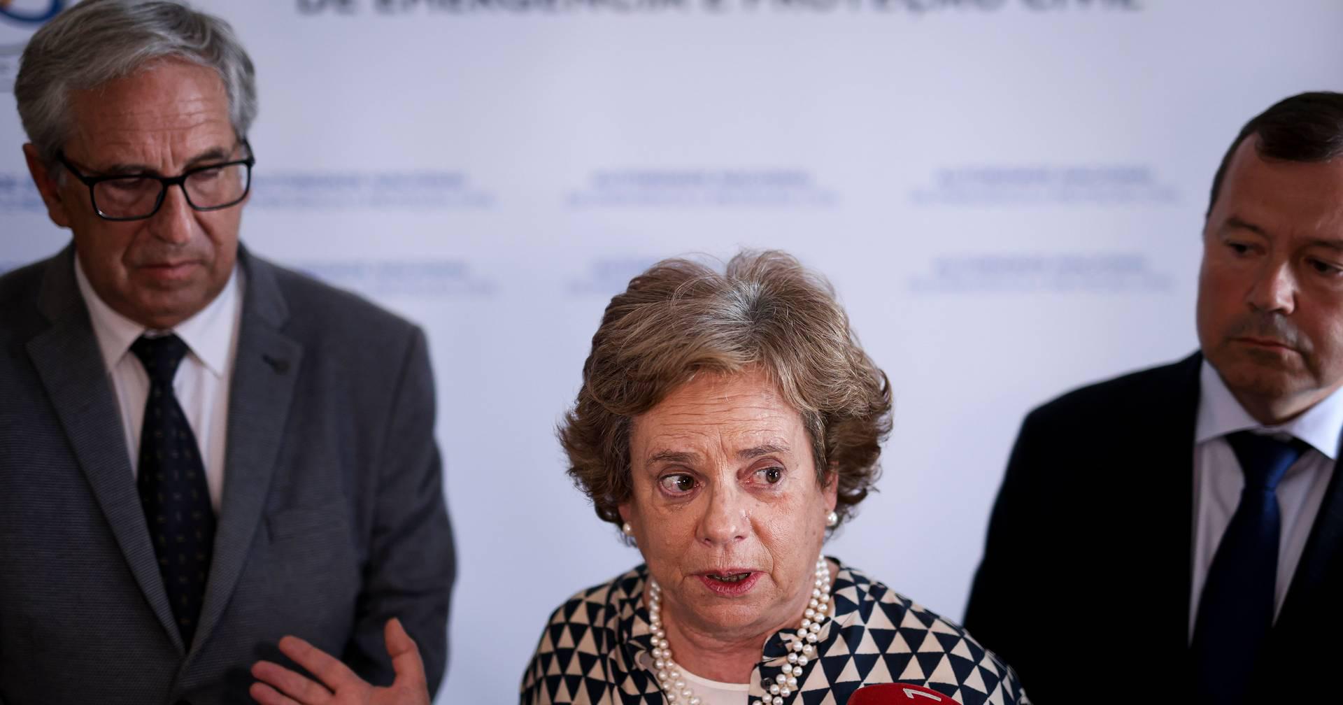 Ministra da Administração Interna diz que é "irrelevante" saber número de meios aéreos: "Não ajuda nada"