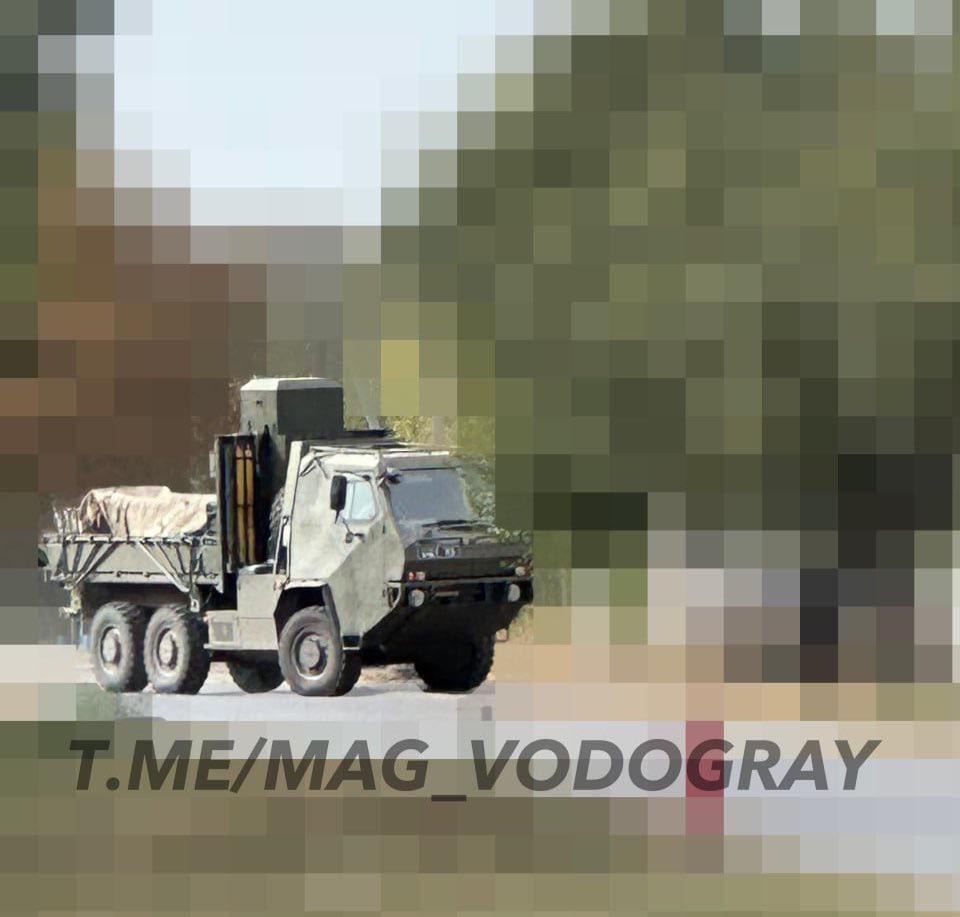 British 'Raven' surface-to-air missile (SAM) system, which combines a 'Supacat HMT 600' armoured vehicle with ASRAAM (advanced short-range air-to-air missiles), from the Ukrainian Armed Forces.