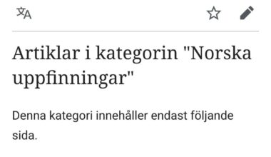 Norska uppfinningar