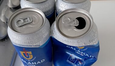 Aldi's notoriously fragile Galahad cans are now superglued together.