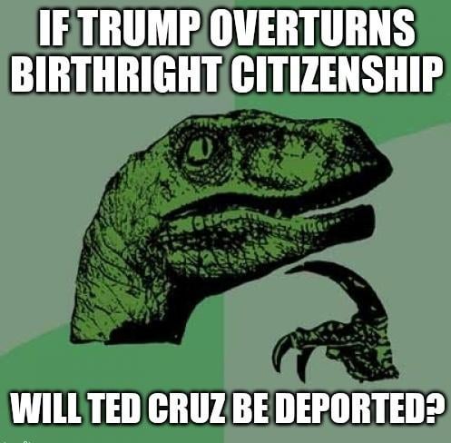 Born in Canada to a Cuban citizen. I hope Ted likes El Salvador.