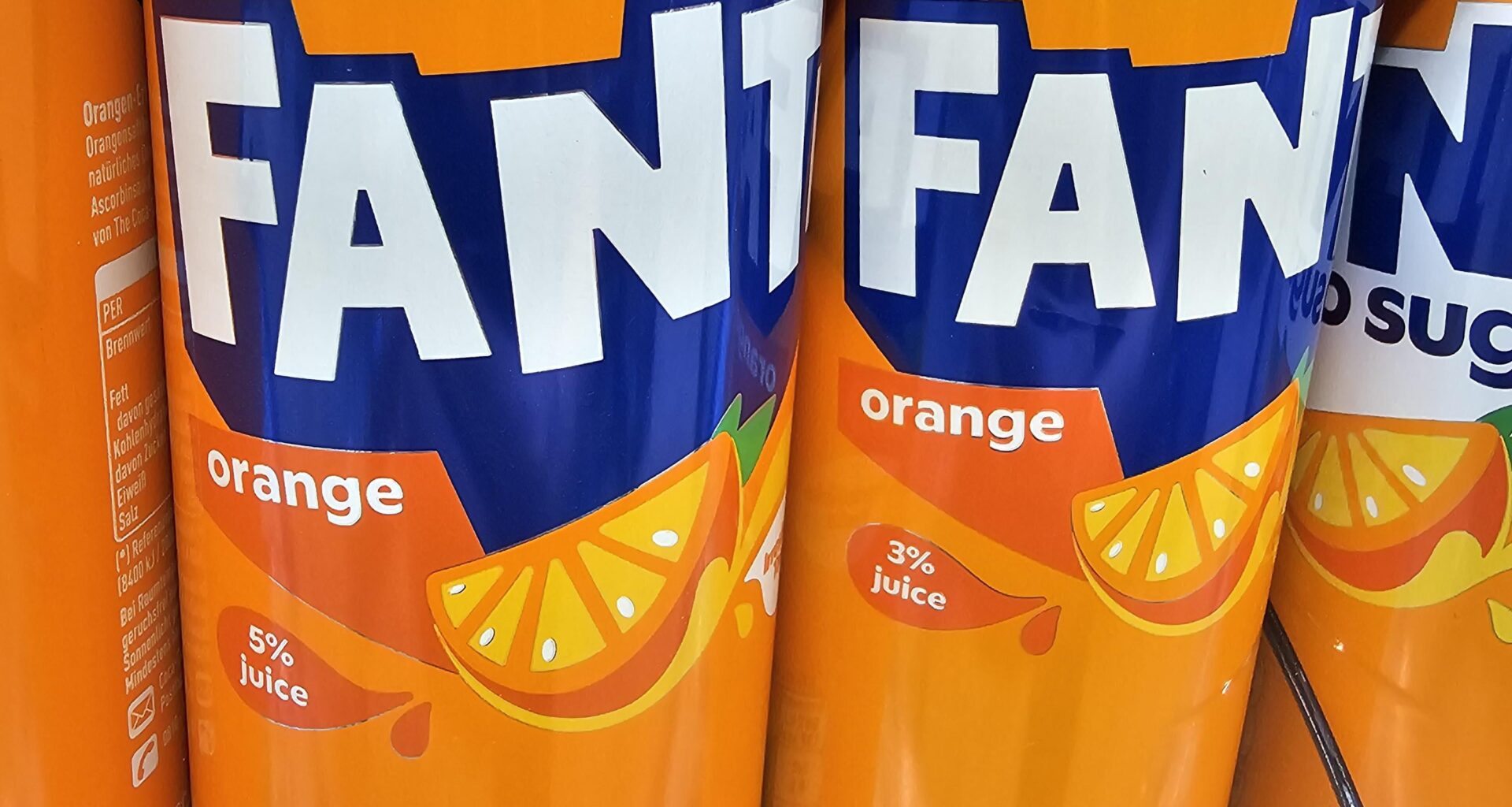 Deitsche 3% Saft-Fanta klangheimlich als "verbesserte" Rezeptur eingeführt🤮