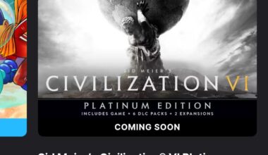Sid Meier’s Civilization VI Platinum Edition zadarmo na Epic Games Store!