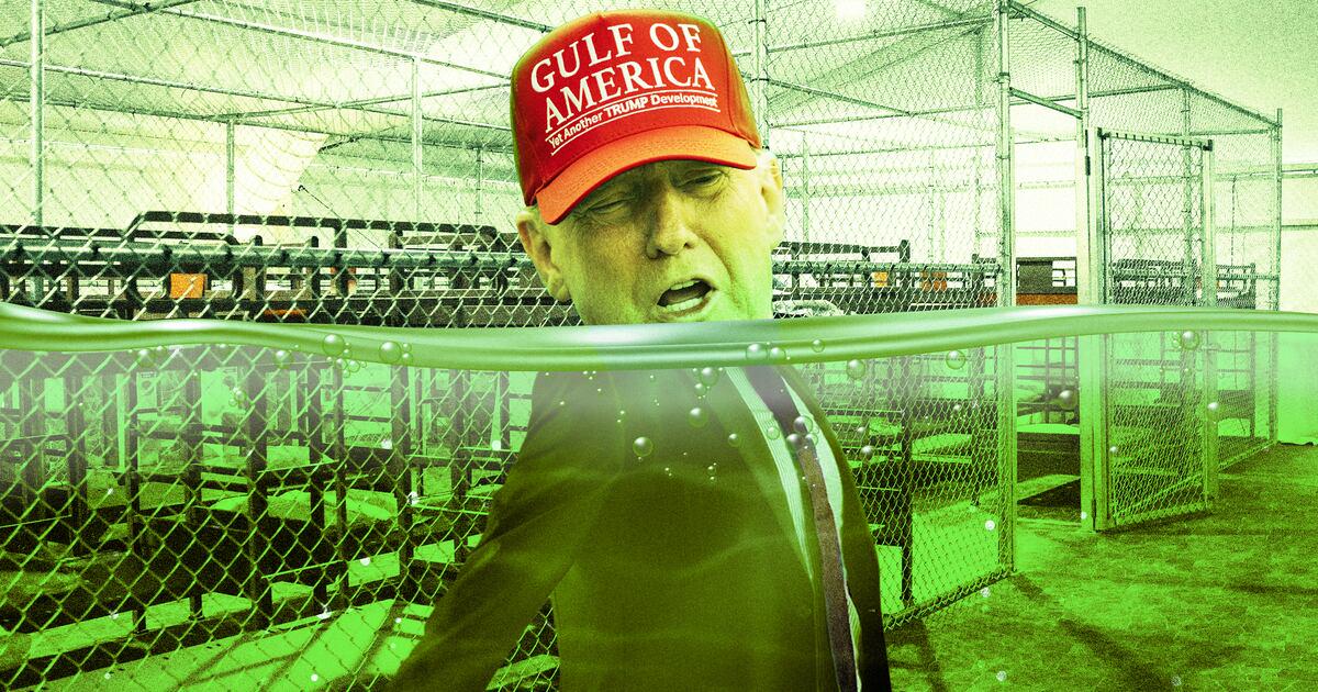 Huge Setback for Trump With Alligator Alcatraz Already Flooding