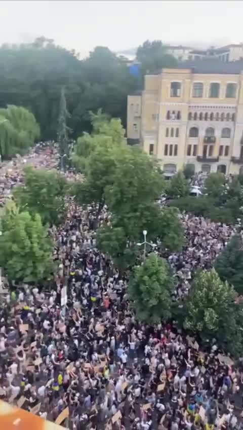 Massive protests against Zelensky taking control of anti-corruption agencies in Kyiv