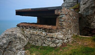 The Great Orme Coast Artillery School Site remains