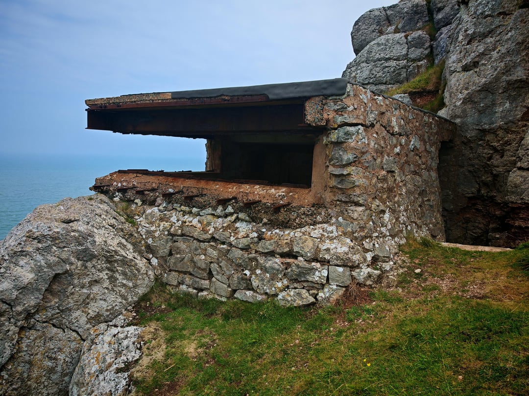 The Great Orme Coast Artillery School Site remains