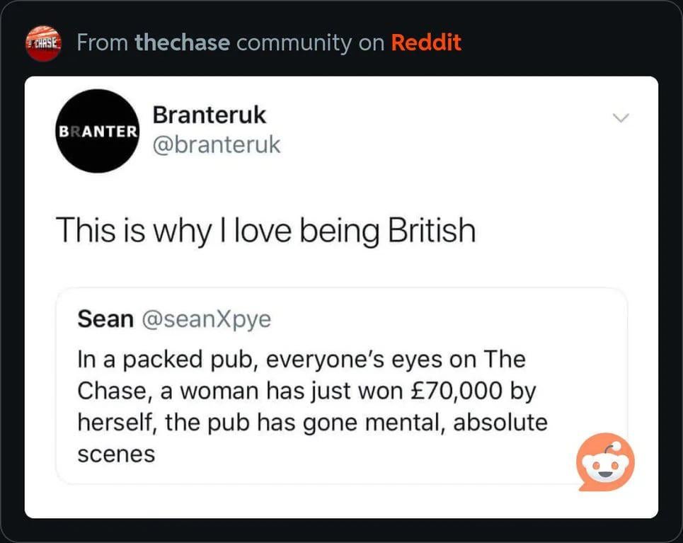 The british culture at its finest