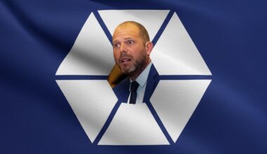 Theo Francken zijn nieuwe vlag