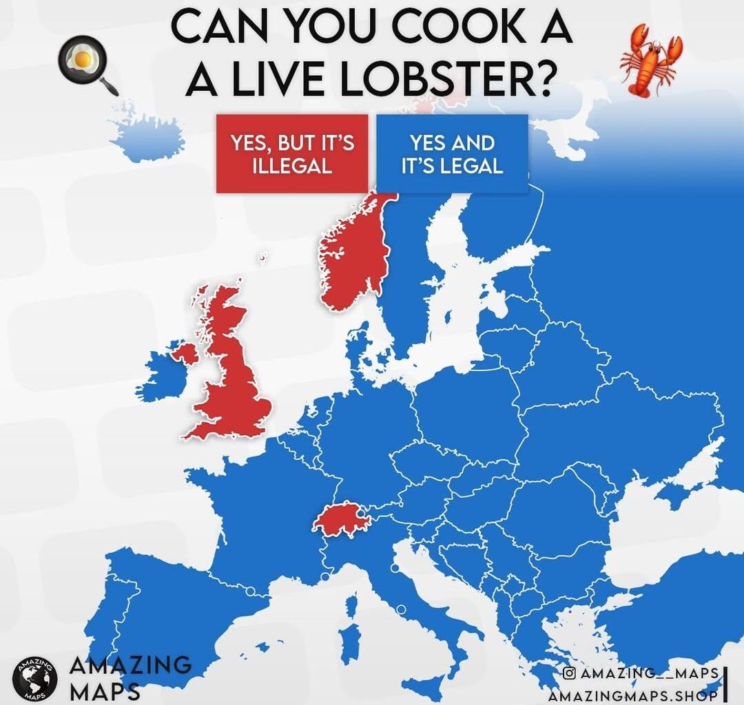 Red = civilised countries
