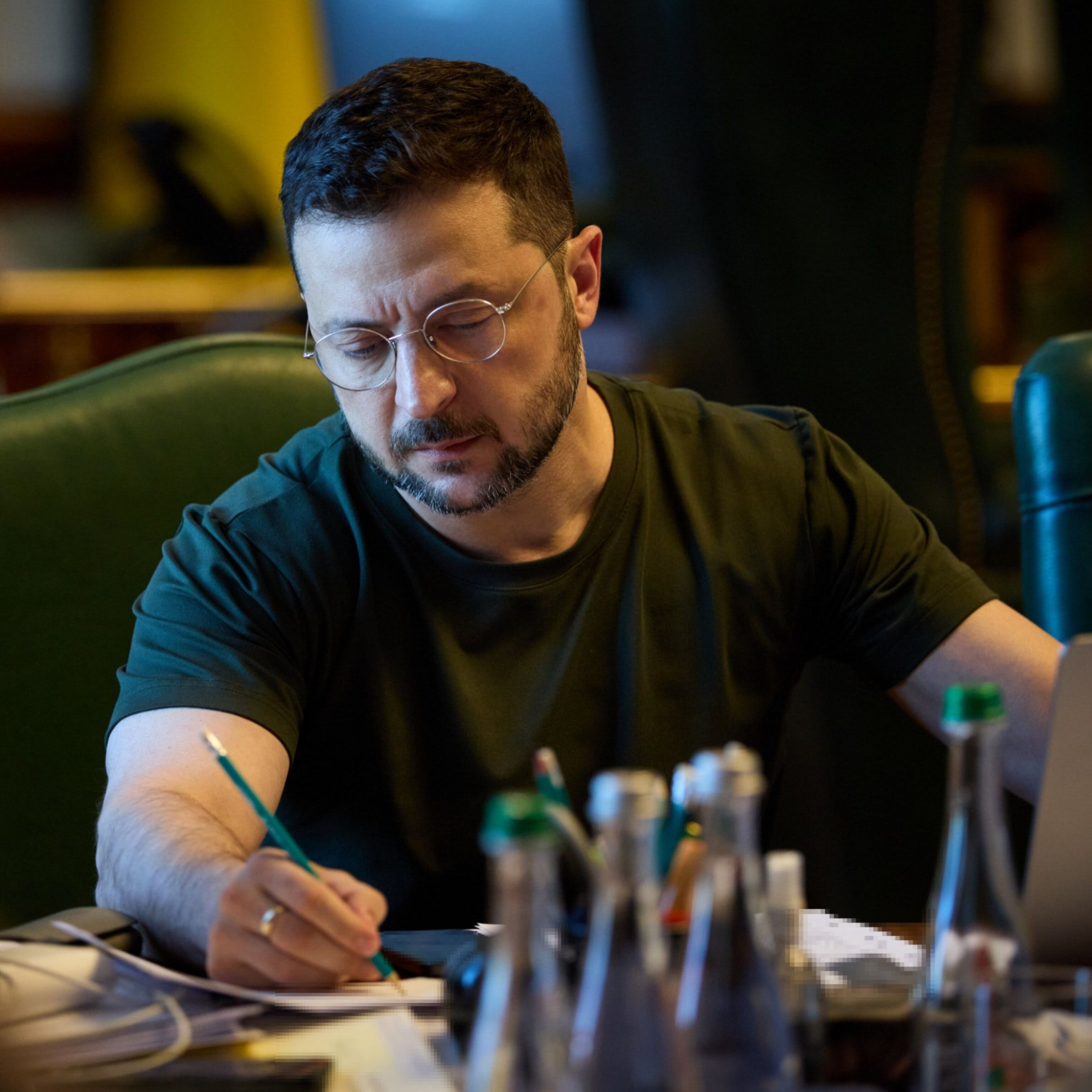 President Zelensky released this image with a message about his call with Trump