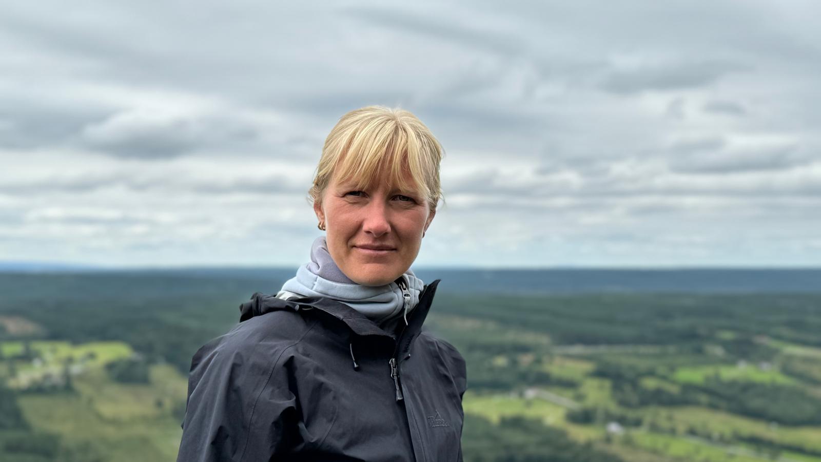 Sarah Nordlinder, project manager for Projekt Fjällgås, a program to save the lesser white-fronted goose.
