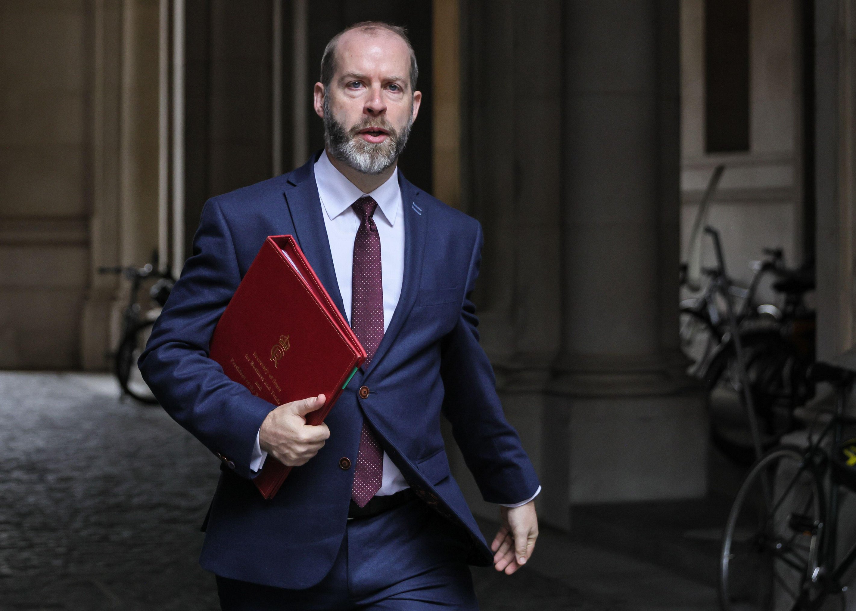 Jonathan Reynolds, UK Business and Trade Secretary, at a cabinet meeting.